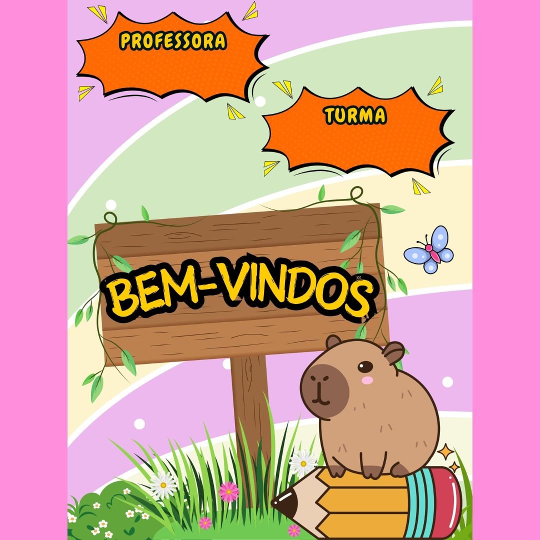 Boas Vindas - Painel Capivara 2x2