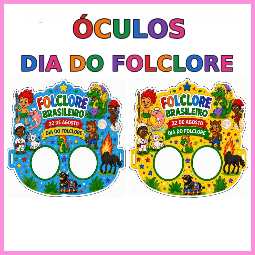 Óculos Dia do Folclore